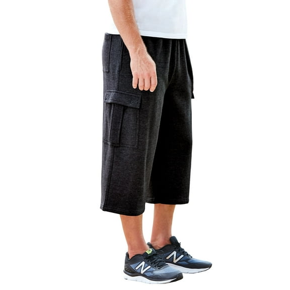 KingSize Men's Big & Tall Fleece Judo Shorts