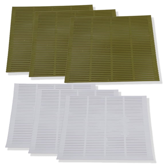 6PCS Plastic Sushi Mat for Rolling with Seaweed Ideal for Home Sushi Making