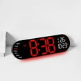 thumbnail image 4 of sruoe Alarm Clock, Digital Clocks, Clock Alarm Bedside, Clock Alarm Radio, Clock Alarm Digitalalarm, Mirror Digital Clock, Heavy Sleepers Alarm Clock, Plastic, 4 of 4