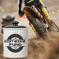 thumbnail image 2 of Cottage Creek White Dirt Bike Fund Ceramic Piggy Bank, 2 of 9