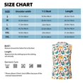 thumbnail image 6 of Pofeuu Travel Elements Print Men's Muscle T-Shirt, Sleeveless, Muscle Tank, Classic Muscle Tee Top For Men Casual Sleeveless Muscle T-Shirt Trendy Clothes-Large, 6 of 7