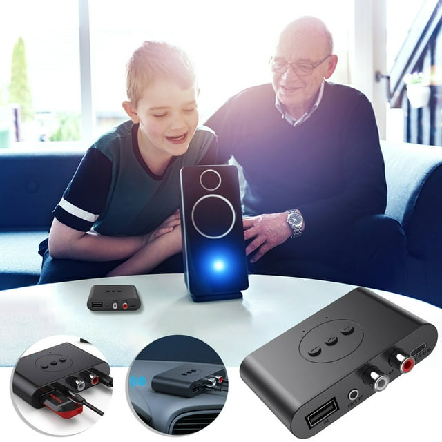Daisyyozoid Wholesale Récepteur de Musique Bluetooth 5.0 Nfc pour Voiture Bluetooth Mains Libres Support Lecture Disque U Double Sortie un pour Deux