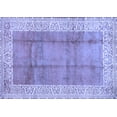 thumbnail image 1 of Ahgly Company Indoor Rectangle Abstract Blue Contemporary Area Rugs, 8' x 12', 1 of 4
