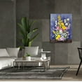 thumbnail image 6 of Epic Graffiti 'Spring Flowers' by Harro Maass, Canvas Wall Art, 40"x54", 6 of 8
