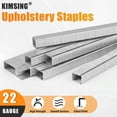 thumbnail image 2 of 7106 22 Gauge 71 Series Staples Galvanized Upholstey Stapled 10,000pcs(2 Boxes), 3/8-inch Crown 1/4-inch Leg Length, 2 of 8