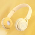 thumbnail image 2 of Diadema Auriculares Bluetooth Y08 Auriculares Inalámbricos Bluetooth Auriculares Portátiles Plegables para Niños Amarillo, 2 of 8