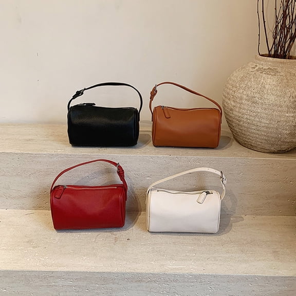 Full-Grained Leather Crossbody Purse for Women with Adjustable Detachable Shoulder Strap
