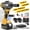 Yellow, variant on RELOIVE Cordless Impact Wrench Kit,885 FT-lbs(1200N.m) Max Torque,1/2" Heavy-Duty Brushless Motor,4-IN-1 Electric Impact Driver,2 x 4.0Ah Batteries for Car Home Repair