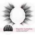 thumbnail image 4 of Faux Cils Magnétiques Naturels Épais Extension Lashes avec Pinces et Eyeliner, 4 of 9