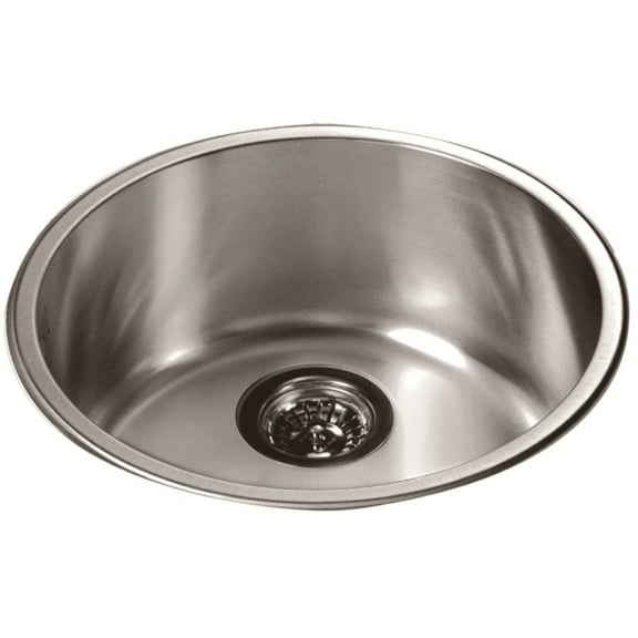 Dawn® Top Mount Round Single Bowl Bar Sink