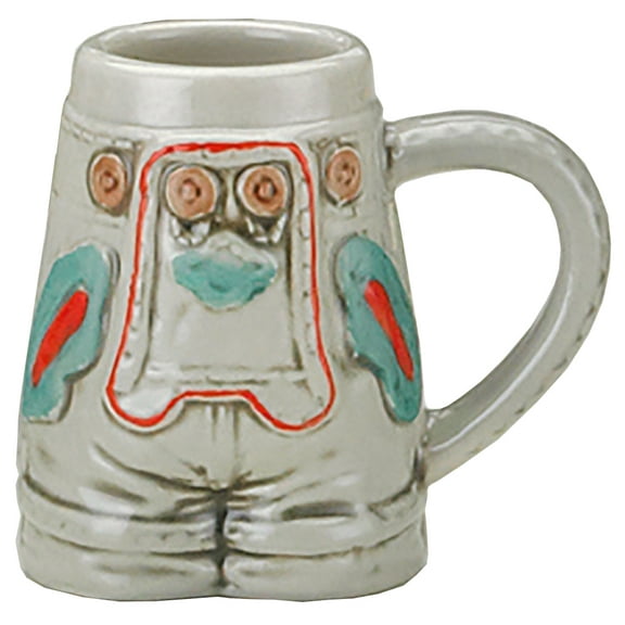 German Mini Lederhose Shot Glass Oktoberfest Keepsake Beer Lederhosen Mini Mug