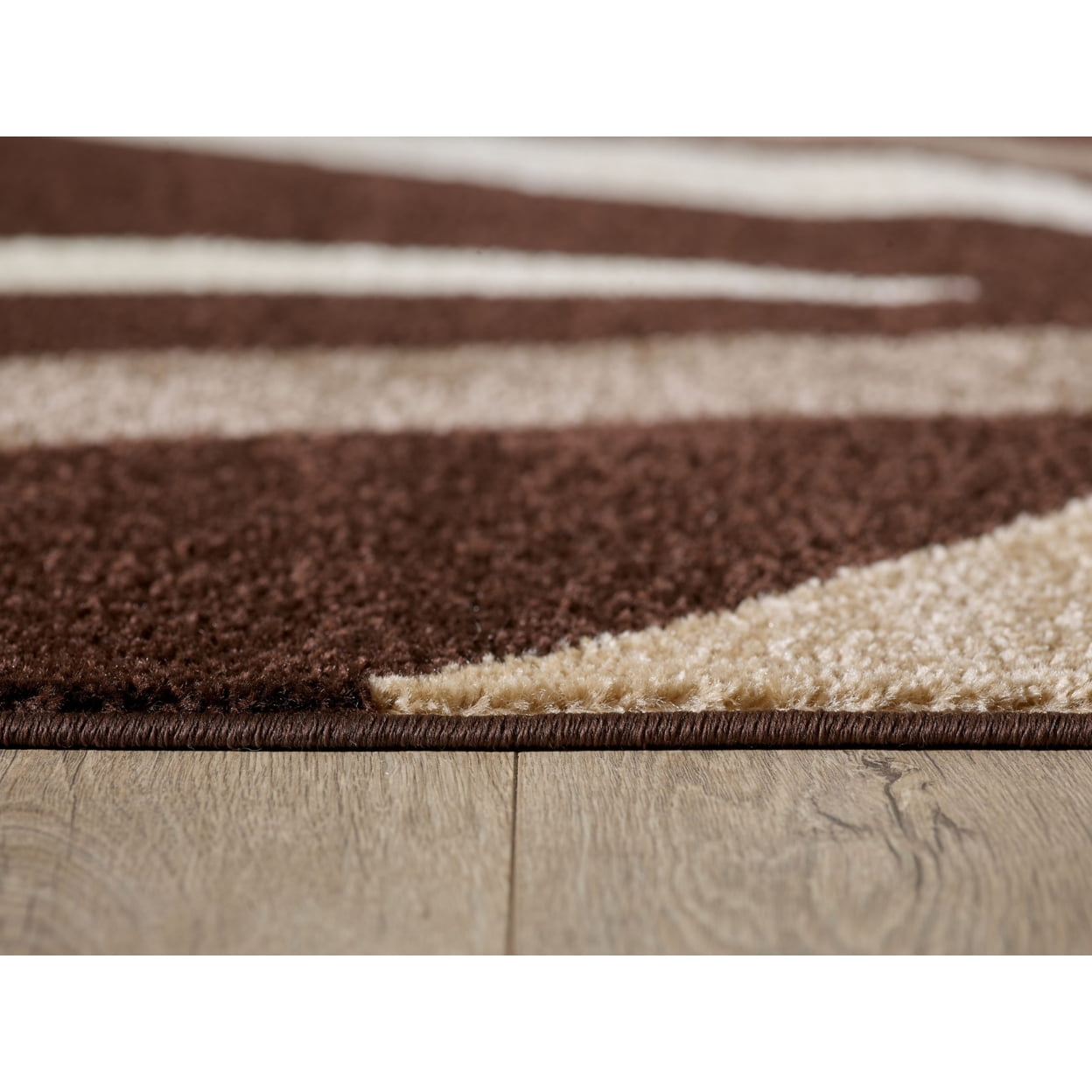 L'Baiet Abigail Graphic Area Rug Brown 4' x 6' Medium Area Rugs Carpet for Living Room, Bedroom, Dining Table, Office, Hallway, Foyer | Neutral Colorful Modern Abstract Home Decor