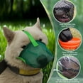 thumbnail image 4 of Tnobhg Dog Muzzle Adjustable Buckle Breathable Mesh MouthGuard Anti-biting Anti-barking Anti Mistake Eating Pet Muzzle for Medium Large Dogs Walks, 4 of 7