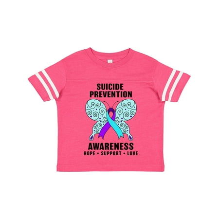 

Inktastic Suicide Prevention Awareness Hope Support and Love Gift Toddler Boy or Toddler Girl T-Shirt