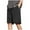Black, variant on JIUKE Mens Casual Shorts Knee Length High Waist Drawstring Wide Leg Golf Work Summer Beach Hiking Shorts with Pockets