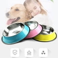 thumbnail image 4 of Tiberpet Pets Bowls Cat Dog Food Bowls Use for Food and Water Stainless Steel Dog Bowls Metal Non-slip Bowl Base Cat Dog Supplies for Indoor Cats Dog Small Dogs, 4 of 7