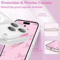thumbnail image 4 of XUCP-Magnetic for iPhone 17 Pro Case, Bow Case Compatible with MagSafe, Wireless Slim Clear Ribbon Aesthetic Phone Cover Anti-Yellowing Shockproof Protective Cover for Women Girl - White, 4 of 4