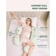 thumbnail image 5 of Almohada de Embarazo Suave con Funda Desmontable y Ajustable para Mujer, 5 of 6