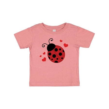 

Inktastic Lady Bug and Hearts Gift Baby Girl T-Shirt