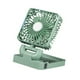 thumbnail image 5 of Ventilador de coche, ventilador portátil para vehículo automóvil, giratorio 360°, eléctrico y con energía solar, circulador de aire para autocaravana, Cabezal único verde, 5 of 8
