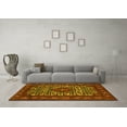thumbnail image 3 of Ahgly Company Machine Washable Indoor Rectangle Persian Yellow Traditional Area Rugs, 8' x 12', 3 of 4