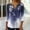 Purple, variant on Babysbule Womens Tops Long Sleeve Fashion Women's Summer V-Neck 3/4 Sleeve Print Casual T-shirt Blouse