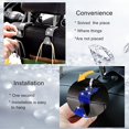 thumbnail image 3 of 4 PCS Bling Car Hooks Front Seat, Auto Hooks Bling Car Hangers, Bling Car Seat Hanger Backseat (Royal Blue), 3 of 5