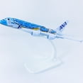 thumbnail image 3 of Simulation ANA Sea Turtle Painting Airbus A380 Aircraft Model 1:500 Aviation Science Exhibition Model, 3 of 9