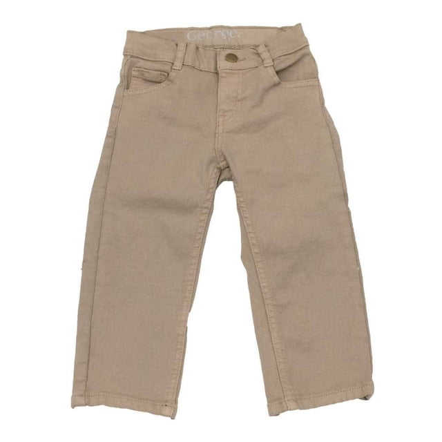 Jeans George para Niño Diseño Slim Liso Beige Talla 6