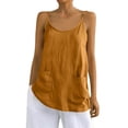 thumbnail image 2 of Clothes Womens Kelon Tank Tops for Women Cowl Neck Linen Cotton Blouses Business Casual Outfits Summer Outfits 2026 Fashion Clothing Blouses, S, 2 of 6