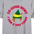thumbnail image 3 of ELF - Family Set Saw A Dog - Juniors Ideal Flowy Muscle T-Shirt, 3 of 5