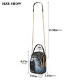 thumbnail image 2 of FORMRS Crossbody Bag for Women Quilted Travel Shoulder Cell Phone Purse with Chain Strap Handbag, Black Cats, 2 of 7