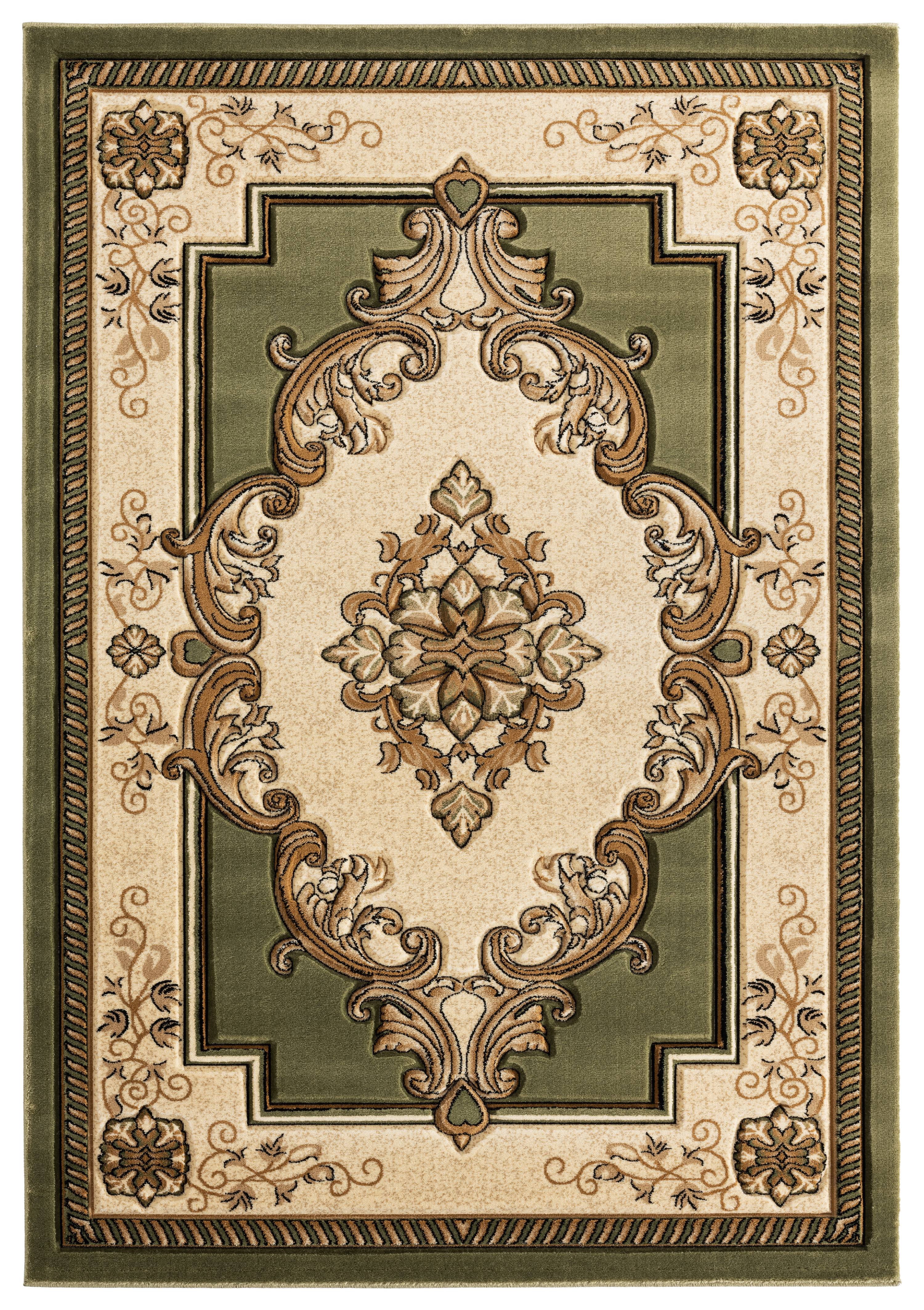 United Weavers Drachma Patras Traditional Medallion Area Rug, Green, 7'10" x 10'6"