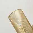 thumbnail image 6 of Brightech Lyra 71" LED Tree Floor Lamp for Mid-Century Modern, Contemporary, 3 Light Head Standing Lamp with Metal Cage Shade, Standing Pole Tall Lamp for Living Room, Bedroom - Brass, 6 of 9