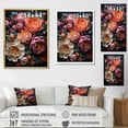 thumbnail image 4 of Designart "Rhododendron Magenta Showcases I" Floral & Botanical Floater Framed Wall Decor, 4 of 7