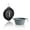 Black&Grey, variant on GOOPAWS Silicone Non-Skid Travel Cat & Dog Bowl, 2 count, Black/Grey