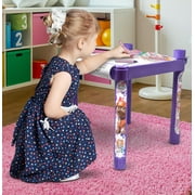 Paw Patrol Coloring & Craft Activity Art Table for Kids with Colorable Paper Roll, Crayons, Stickers and Plastic Table Holder