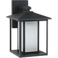 thumbnail image 2 of 8903197S-12-Generation Lighting-Sea Gull Lighting-Hunnington-14W 1 LED Outdoor Small Wall Lantern in Contemporary Style-9 Inch wide by 14 Inch high, 2 of 2