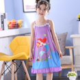 thumbnail image 1 of Disney Princess Elsa Cenicienta Niñas Pijamas Verano Niñas Niños Hielo Seda Liguero Camisón Imitación Seda Home Dress10 106-116cm Gao Jinjia LED, 1 of 2