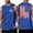 Blue, variant on 4th of July Shirts for Men Muscle Tank Tops Sleeveless Graphic American Flag Beach Hawaiian T-Shirts