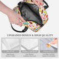 thumbnail image 4 of Goofa Color Donut Pattern Lunch Bag ,Insulated Lunch Box, Small Leakproof Cooler Food Lunch Containers Reusable High Capacity Lunch Tote Bags, 4 of 8