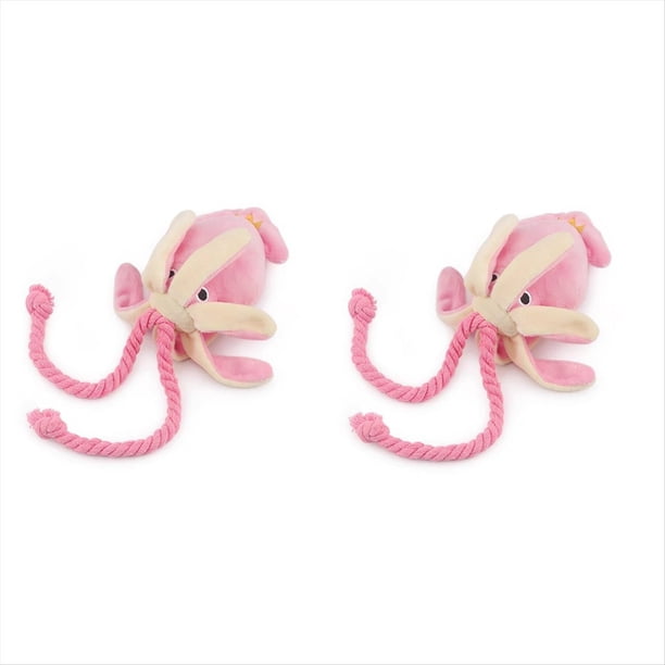 Juguete de Cuerda Peluche Resistente Mordeduras, Divertido y Interactivo para Perros, para Uso en Interiores y Exteriores, Juguetes para Perros Resistentes A Mordeduras Muelas