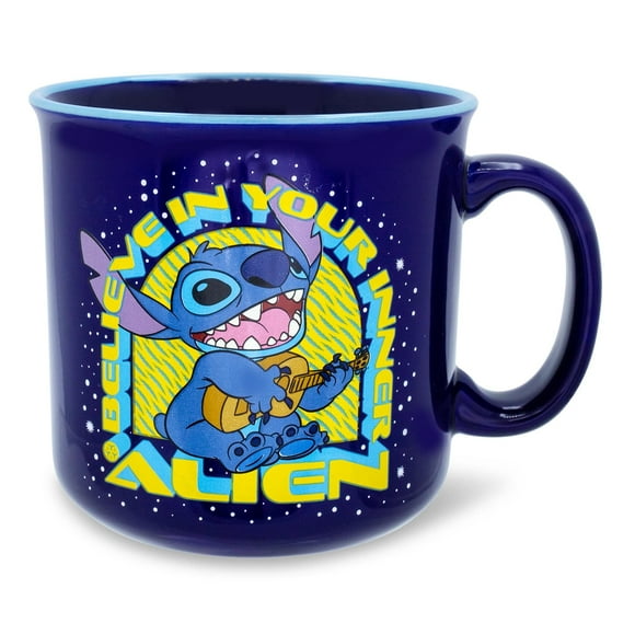 Taza Camper Silver Buffalo Disney Lilo & Stitch, 600 ml