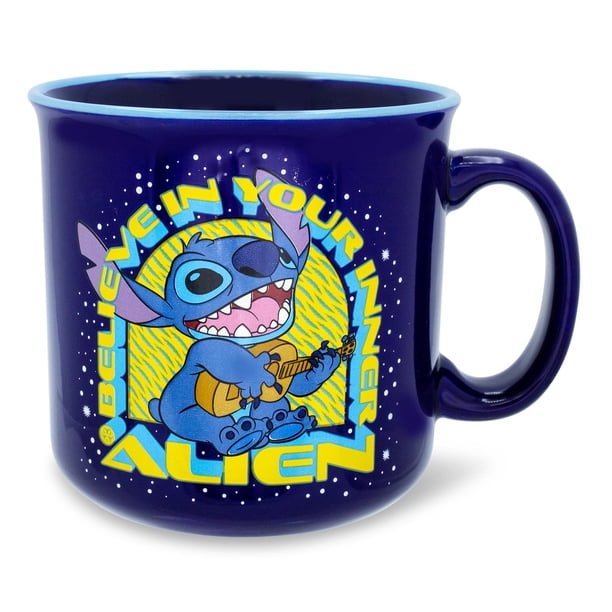 Taza Camper Silver Buffalo Disney Lilo & Stitch, 600 ml