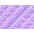 thumbnail image 1 of Ahgly Company Indoor Rectangle Patterned Heliotrope Purple Area Rugs, 4' x 6', 1 of 6