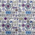 thumbnail image 1 of oneOone Cotton Cambric Blue Fabric Medical Doodle Quilting Supplies Print Sewing Fabric By The Yard 42 Inch Wide, 1 of 4