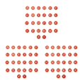 thumbnail image 3 of Dijes de Letras Iniciales Sonducket 26 Piezas Regalo de Aniversario Rojo, 3 of 6