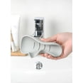 thumbnail image 5 of Juego de 2 (gris + blanco) jabonera de silicona para baño, jabonera de barra para ducha con bandeja de drenaje, jabonera de cascada para fregadero de cocina, 5 of 5