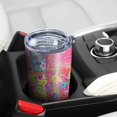 thumbnail image 5 of 20 Oz Pioneer Flower Coffee Tumbler Double Wall Insulated Stainless Steel Water Bottle | Metal Reusable Thermoses Flask with Cup Cap | Leak & Sweat Proof with Anti-Dust Lid, 5 of 7