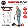 thumbnail image 3 of Madd Gear Kruzer 200mm Commuter Scooter - Easy folding - Height Adjustable, 3 of 12